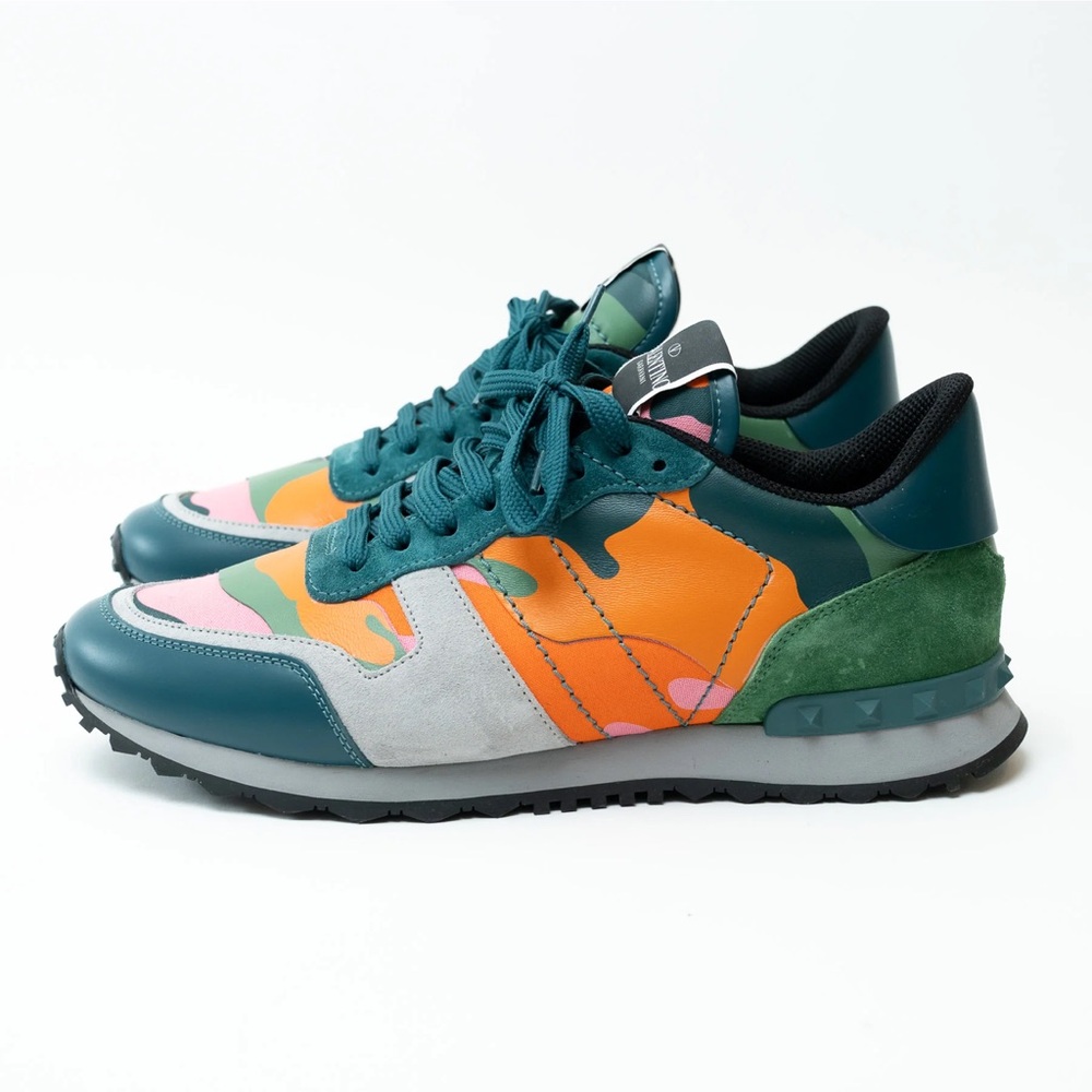 Valentino Multicolor Camouflage Men's Sneakers
